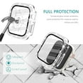 thumbnail image 2 of Dwitch 41mm Case Compatible with Apple Watch 41mm Series 9/8/7 Case with Screen Protector, Shockproof Bling Diamond Overall Hard Rugged Protective Case,Clear, 2 of 5