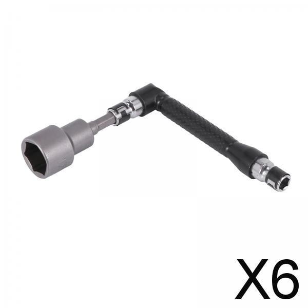 Rueda Hexagonal Baoblaze Llave de Manga 17mm para 1/7 1/8 RC Coche Camión 6 piezas