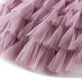 thumbnail image 6 of Zunfeo Women's Skirts Trendy Tutu Tulle Long Skirt Elastic Waist Layered Mesh Cake Tiered Skirt Fashion A-line Party Prom Princess Skirts- Purple Size L, 6 of 7