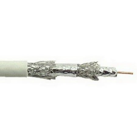 IEC CAB-RG6-QW RG6U Quad Shield Coax Cable White Priced by the Foot