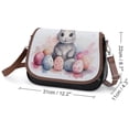 thumbnail image 2 of Cute Rabbit Egg Vintage Crossbody Bag for Women Medium Leather Hobo Bags Shoulder Bag Classic City Leather Satchels, 2 of 8