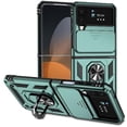 thumbnail image 5 of Estuche GANGXUN para Samsung Galaxy Z Flip 4, soporte giratorio 360°, estilo mecánico y magnético, 5 of 5