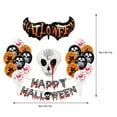 DGLQMYX Spoof Balloons Tricky Film Aluminum Decoration Halloween
