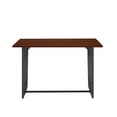 thumbnail image 3 of Pemberly Row 47" Modern Drop-Leaf Wood Dining Table - Dark Walnut / Black, 3 of 6