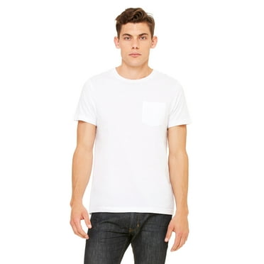 Bella   Canvas Men's Jersey Short Sleeve Pocket Tee
