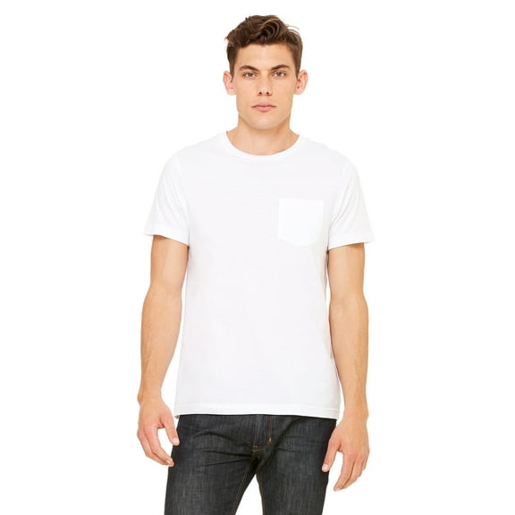 Bella   Canvas Men's Jersey Short Sleeve Pocket Tee