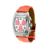 Ladies Square Chronograph Pink Leather