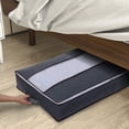 thumbnail image 4 of Chic Foldable Closet Organizers For Closet, Storage Bins With Lids, Reinforced Handles, Clear Window For Easy Identification, Breathable Non-Woven Fabric, Sturdy Zipper, Space, 4 of 6