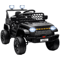 thumbnail image 1 of Qaba 12V Toddler Ride on Truck Car, Electric RC Car for Kids, Gift for Boys & Girls, Black, 1 of 10