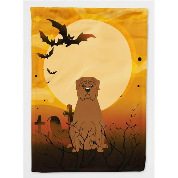 Carolines Treasures BB4339GF Halloween Dogue De Bourdeaux Flag Garden Size