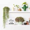 thumbnail image 6 of Zomyto 7"x7" Housewarming Gift Living Room Decor Wood Block Signs,Welcome Just Kidding Please Go Home Wooden Box Sign, 6 of 7