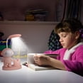 thumbnail image 5 of Deeceymbur Usb Rechargeable Desk Lamp with Pencil Sharpener Astronaut Style Adjustable Light Portable Table Lamp Eye Friendly Home Office Use Study Lamp Bedside Light 360 Degree Rotation Dimmable, 5 of 7