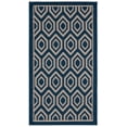 thumbnail image 3 of Safavieh Courtyard Amelia Geometric Indoor/Outdoor Area Rug, Navy/Beige, 2' x 3'7", 3 of 14