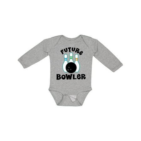 

Inktastic Future Bowling Childs Bowling Gift Baby Boy or Baby Girl Long Sleeve Bodysuit