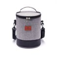 thumbnail image 1 of Bolsa Oxford Bento impermeable, bolsa de almuerzo con aislamiento redondo portátil, bolsa enfriadora de aluminio, cremallera bidireccional, 1 of 6