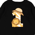 thumbnail image 3 of Inktastic Safari 1st Birthday Jungle Animal 1 Year Old Baby Fleece Bodysuit, 3 of 4