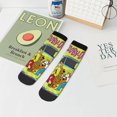thumbnail image 6 of Lsque Scooby-Doo Printed Crew Socks, Moisture-Wicking Socks, Athletic Socks for Men Breathable Cushion Socks Casual Sport Socks for Running Traveling, 6 of 6