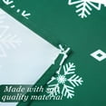 thumbnail image 5 of Round Christmas Tablecloth, Round Outdoor Christmas Table Cloth 60 Inch, Xmas Winter Holiday Banquet Tablecloth Snowflakes Decorations Christmas Table Decor Indoor for Home, 5 of 6