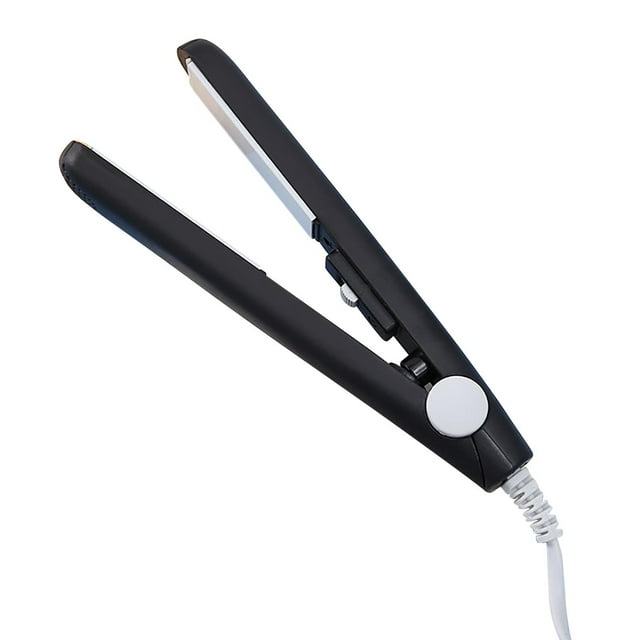 HHBEAUTY Mini Hair Curler, Ceramic Hair Curler for Short Hair Fine, 2 in 1 Mini Ceramic Curler, Hair Styling Tools