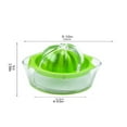 thumbnail image 3 of Hand Juicer Lime Press Non-Slip Lid Swivel Reamer with Strainer and Container, 3 of 7