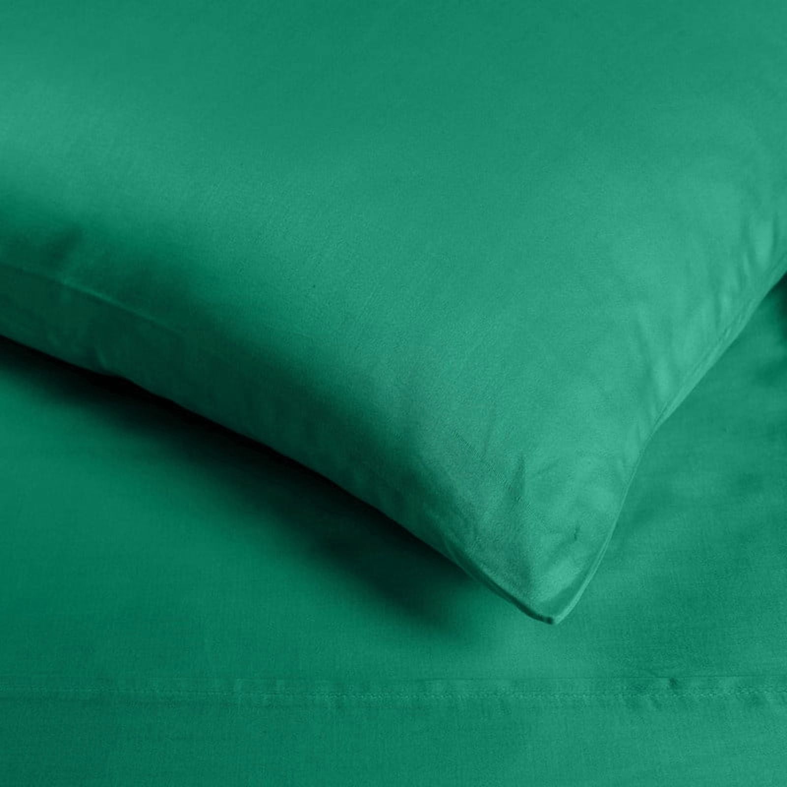 Superior Egyptian Cotton 400 TC Deep Pocket Sheet Set, Split King, Green