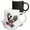 Multicolor, variant on 3drose, Funny Cute Cool Rooster with Bandana Skateboarding Graffiti, 11oz Two-tone Red Mug