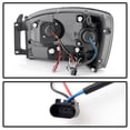 thumbnail image 4 of Spyder Auto Group Halo LED Projector Headlights (Smoke) - 5010025 Fits select: 2006-2008 DODGE RAM 1500, 2006-2009 DODGE RAM 2500, 4 of 7