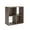 Brown, variant on Signature Design by Ashley Shallifer 4 Cube Storage Organizer with Oak Finish