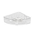 thumbnail image 2 of Hower Étagère d'Angle, Caddy d'Angle de Douche Multifonctionnel Gain de Place Grande Capacité pour Salle de Bain Transparent Demi-Rond Style, Transparent Ovale Style, 2 of 7