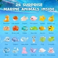 thumbnail image 4 of Bath Intenses with Surprise Inside Animals Toy 24-Pack, Kids Bath Gift Box, Fizzing Bath Balls with Hidden Toy Figures, Colorful Bath Fizzies for Children, Sea Salt Spa Bath Set for Easter Basket, 4 of 9