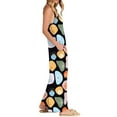 thumbnail image 4 of Fantaslook Jumpsuits for Women Casual Sleeveless Spaghetti Strap Rompers Boho Wide Leg Jumpsuits Overalls Dressy Trendy Outfits Clothes, 4 of 9