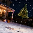 thumbnail image 4 of Solar Christmas Tree Lights Outdoor Decorations, Waterproof Warm White LED Holiday Lights for Yard, Garden, Lawn, Pathway & Courtyard, Solar Powered Xmas Tree Stake Lights for Outdoor Festive Decor, 4 of 7