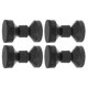 thumbnail image 1 of unbranded 4Ud Fijadores Resistentes Para Estructura De Negro Contra Movimientos Y Daños En Pared, 1 of 8