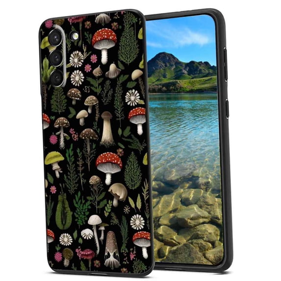 Mushroom-Woodland-5 Phone Case, Degined for Samsung Galaxy S21 FE Case Men Women, Flexible Silicone Shockproof Case for Samsung Galaxy S21 FE