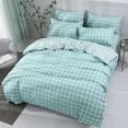 thumbnail image 2 of Billuyoard Juego de ropa de cama de 3 uds./4 Uds., cama con estampado Simple, cómodo, de varios tamaños, fresco, cómodo, de varios tamaños, Juegos de cama No.03, 2 of 6
