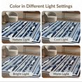 thumbnail image 7 of ODIKA 3'x5' Washable Area Rug Hooked Fishing Nautical Bass Motif Stripe Border Lure Novelty for Hallway, Laundry Room, Non-Slip, Flatweave, Easy Care, 7 of 7