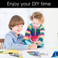 Colour Coding Drawing Paint Marker Set with 12 Color and Quick-Drying Oil-Based Ink for ...
