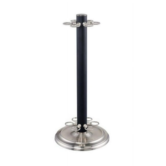 Players Cue Stands-26 Inches Tall And 11 Inches Wide-Matte Black/Brushed Nickel Finish Z-Lite Csmb Bn