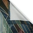 thumbnail image 3 of Ambesonne Lake Kitchen Curtains, Fibonacci Details Mountains, 55"x36", Raspberry Pale Teal Blue, 3 of 3