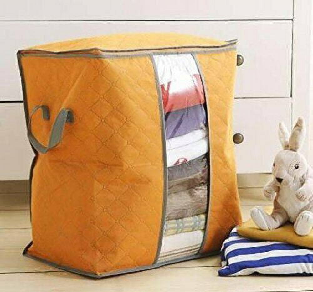 US Large Anti Dust Clothes Storage Bag Quilt Blanket Storage Sort