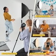 thumbnail image 2 of Torjim Softbox Photography Lighting Kit, 20'' x 20'' Professional Softbox Lighting Kit with 85W 3000-7500K LED Bulbs, Studio Lights for Photography/V, 2 of 7