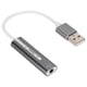 thumbnail image 3 of Aluminum Alloy USB Sound Card, External Computer Sound Card for All Computer Systems 7.1 Stereo, 3 of 5