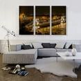 thumbnail image 2 of ARTCANVAS Budapest Capital of Hungary Chain Bridge and Parliament Night View Canvas Art Print - Size: 60" x 40" (0.75" Deep) (3-Piece), 2 of 9