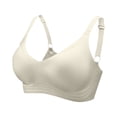 thumbnail image 2 of Babcutegg Women' s Solid Color Push-Up Bra Wire-Free Comfortable Everyday Underwear with Breathable Fabric and Natural Lift Support Size L, 2 of 5