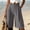 Gray plus size wide leg capri pants a1, variant on Cagogo Women Plus Size Wide Leg Capri Pants High Waisted Casual Loose Cropped Palazzo Trousers with Pockets Flow Beach Lounge Wear, Army Green M