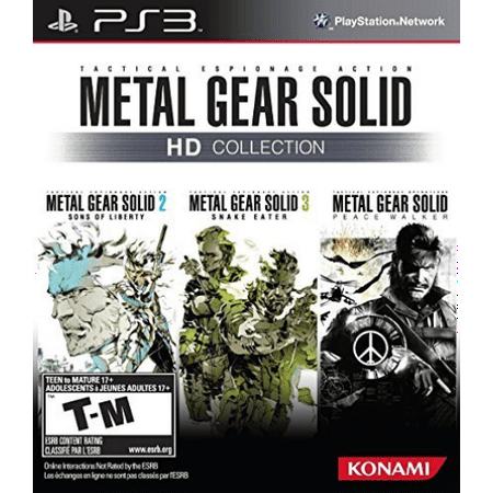 Ps3 Action-Metal Gear Solid Hd Collection Game New