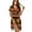American Tribal Geometric, variant on Leopard Dog Paw Print Button Down Nightgowns Women's Nightdress Crew Neck Sleepwear Dress Skin-Friendly Pajama Dress Short Sleeve House Dress for Sleeping Lounging, XS