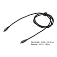 thumbnail image 2 of UPGRATOR Cable USB Tipo C Negro Para Carga Y Transferencia Rápida 100W Compatible Con Múltiples Dispositivos, 2 of 7