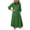 Green, variant on Casual Summer Dresses for Women Long Sleeve Solid Color Shirt Dress with Puffy Skirt Tunic Style White XXL