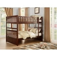 thumbnail image 2 of Pemberly Row Transitional Wood Full over Full Bunk Bed in Dark Cherry, 2 of 3